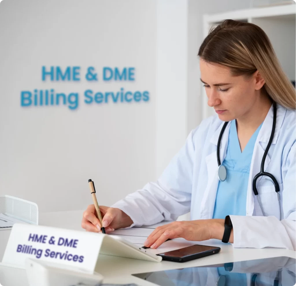 HME & DME Billing Services provider documenting a claim