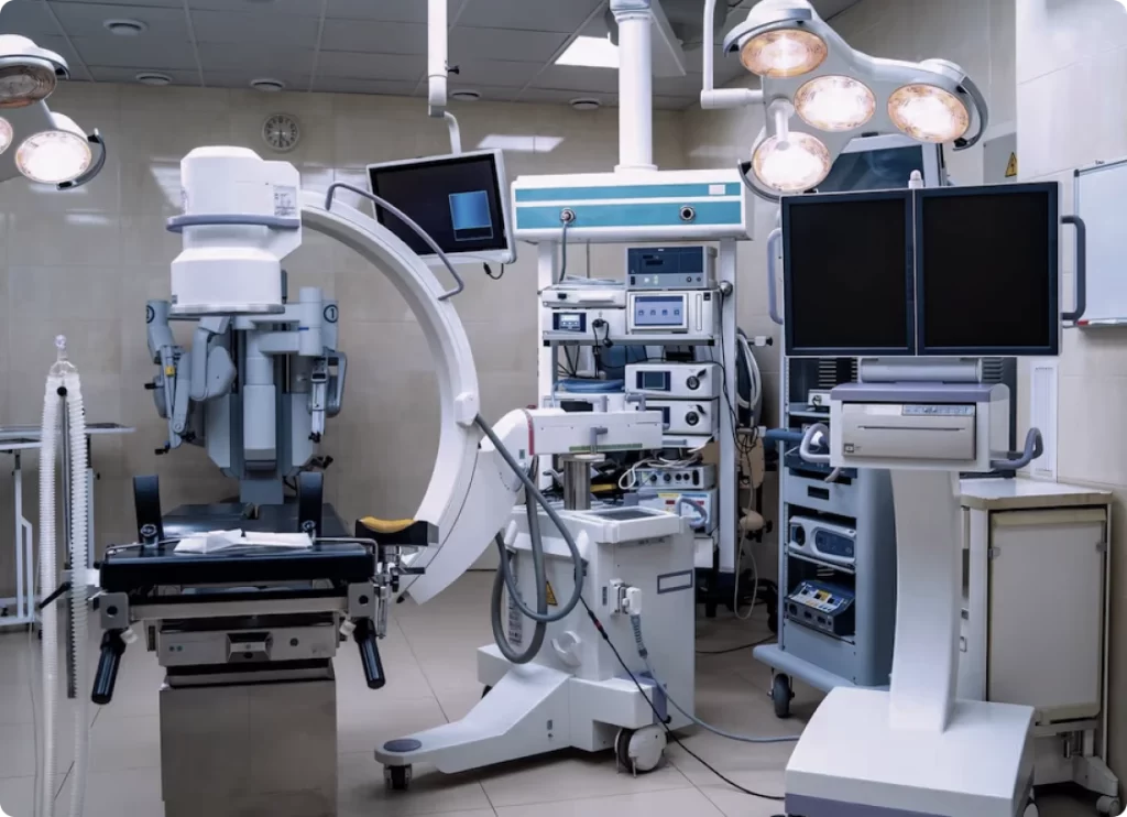 Durable medical equipment in a clinical setting