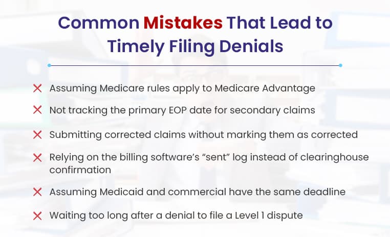 Common Mistakes That Lead to Timely Filing Denials