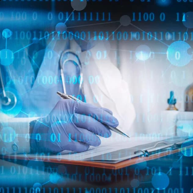 Certified coder assigning standardized medical codes