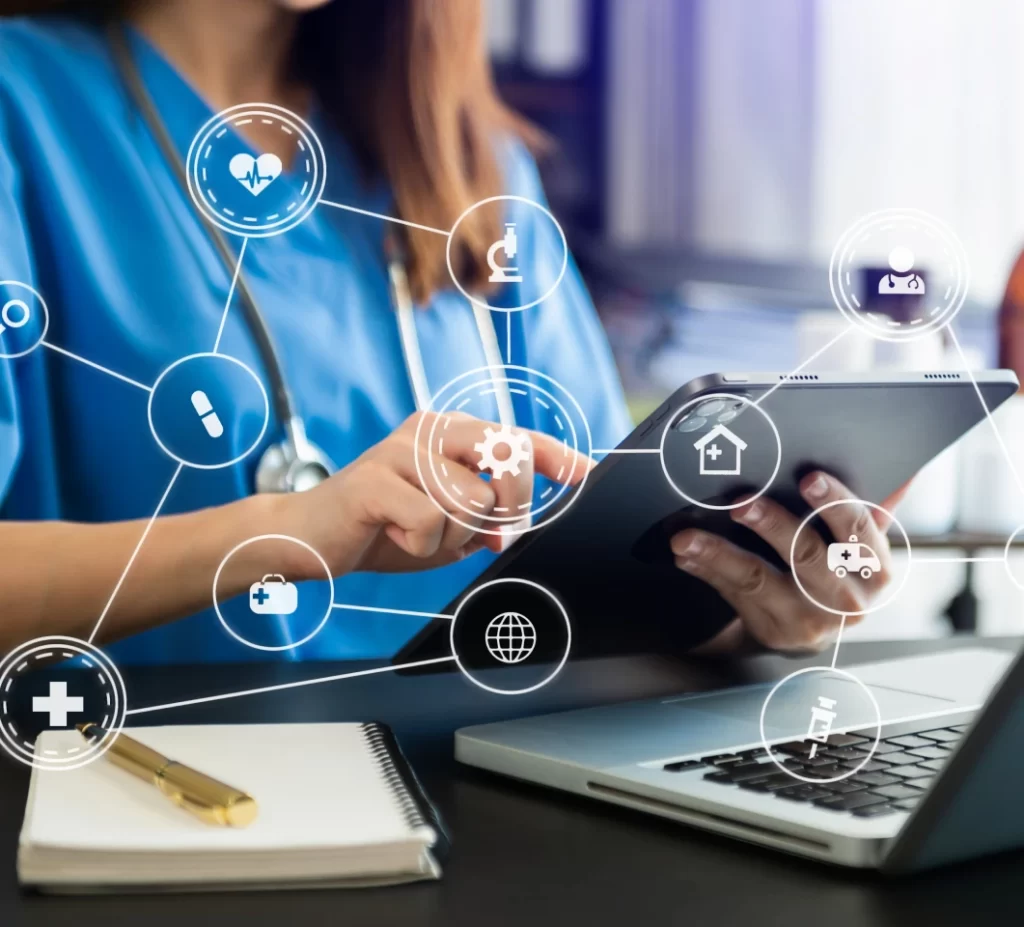 Provider processing electronic payments and remittances on a tablet