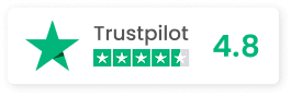 Rated 4.8 on Trustpilot